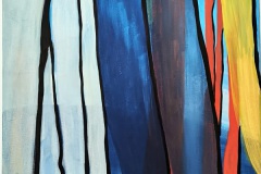 Diana Mohr 2 Gouache auf Leinwand 50 x 100