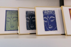 Diana Mohr Linolschnitte in diversen Farben 7x11cm
